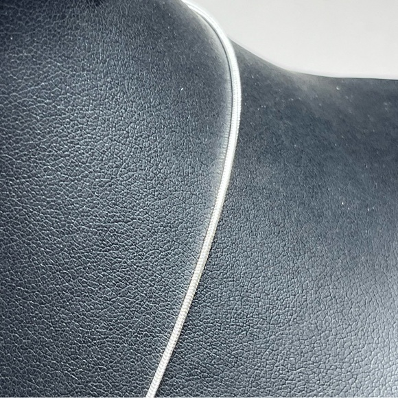 925 Sterling Peridot Green White Crystal Floral Cross Pendant Necklace 21" - Picture 4 of 10